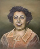 T&iacute;a abuela Teresa  Leonor Serra Palma - Pintora Victoria Andrea Mu&ntilde;oz Serra