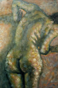 V&eacute;spero Desnudo - Pintora Victoria Andrea Mu&ntilde;oz Serra